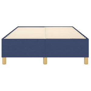Σκελετός Κρεβατιού με Ελατήρια μπλε 120x200cm ύφασμα