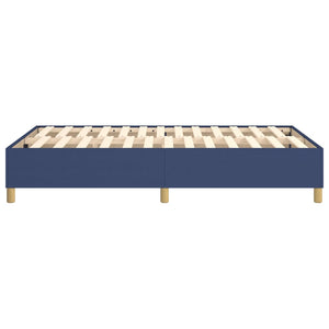 Σκελετός Κρεβατιού με Ελατήρια μπλε 120x200cm ύφασμα