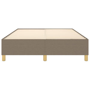 Σκελετός Κρεβατιού με Ελατήρια Taupe 140x190 εκ. Υφασμάτινο