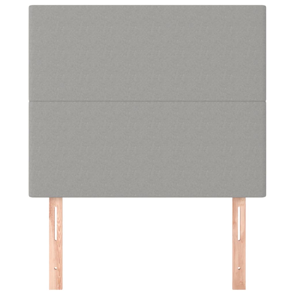 Κεφαλάρι Ανοιχτό Γκρι 80x5x118/128 εκ. Ύφασμα - PAKOBAZAAR