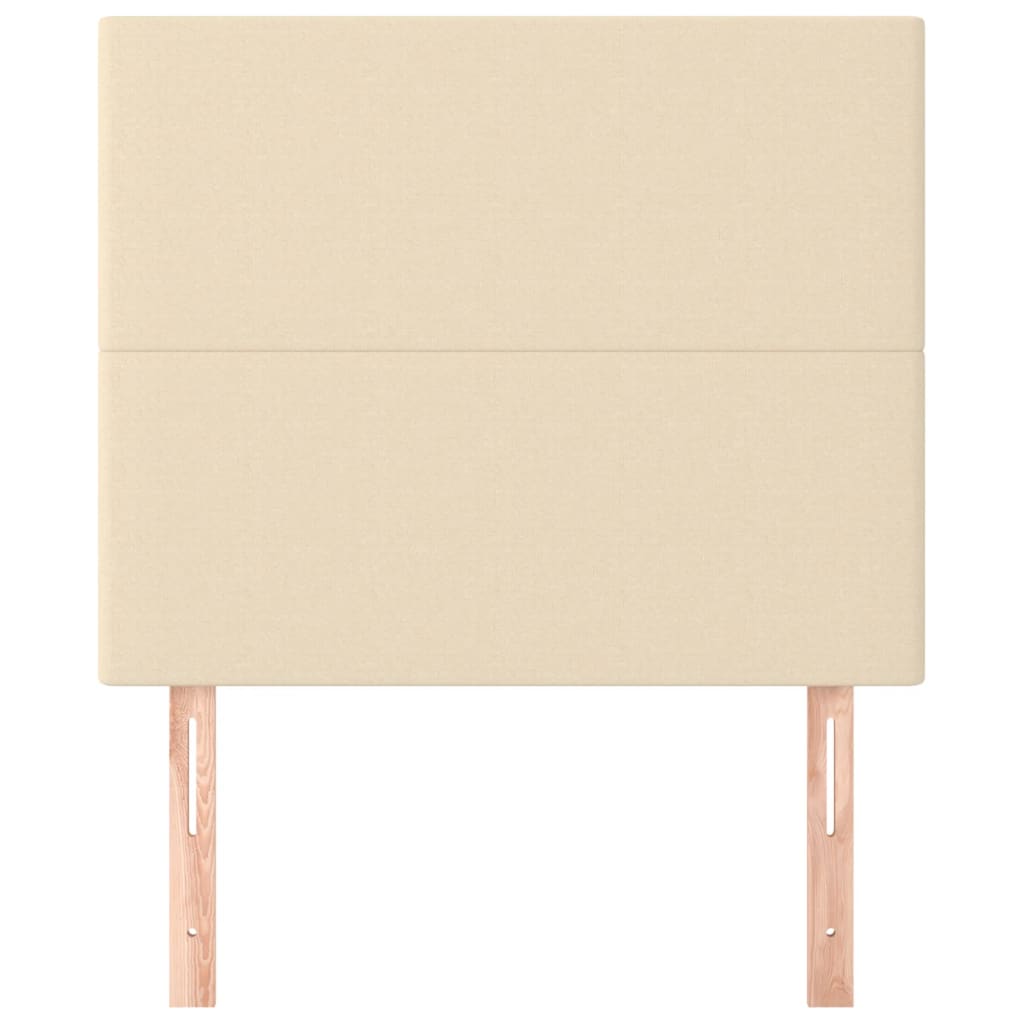 Κεφαλάρι Κρεμ 90x5x118/128 εκ. Ύφασμα - PAKOBAZAAR