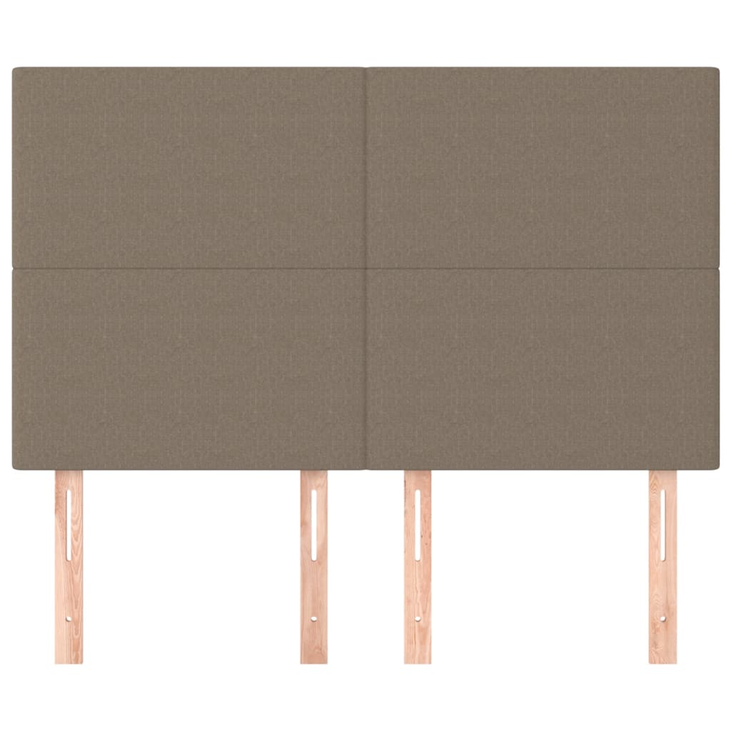 Κεφαλάρι Κρεβατιού Μπεζ 144x5x118/128 εκ. Ύφασμα - PAKOBAZAAR