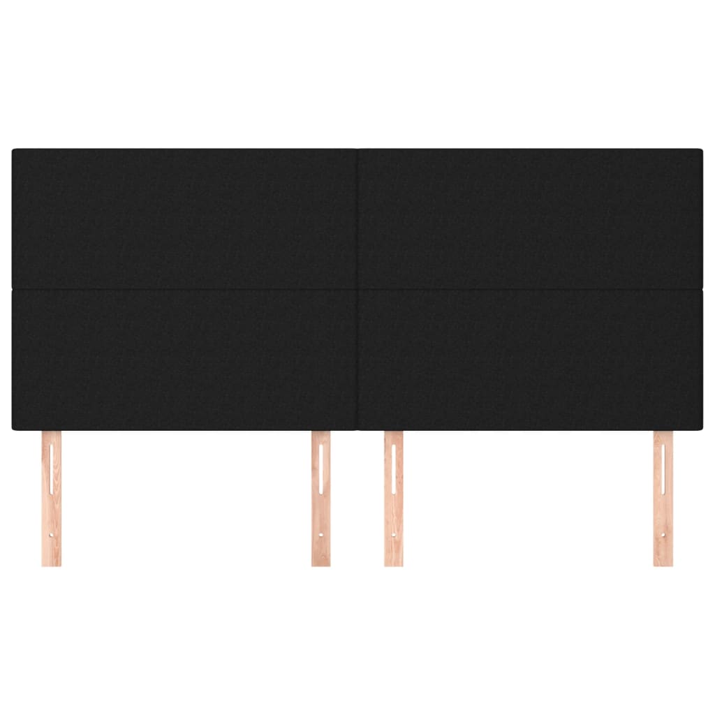 Κεφαλάρι Μαύρο 160x5x118/128 εκ. Ύφασμα - PAKOBAZAAR