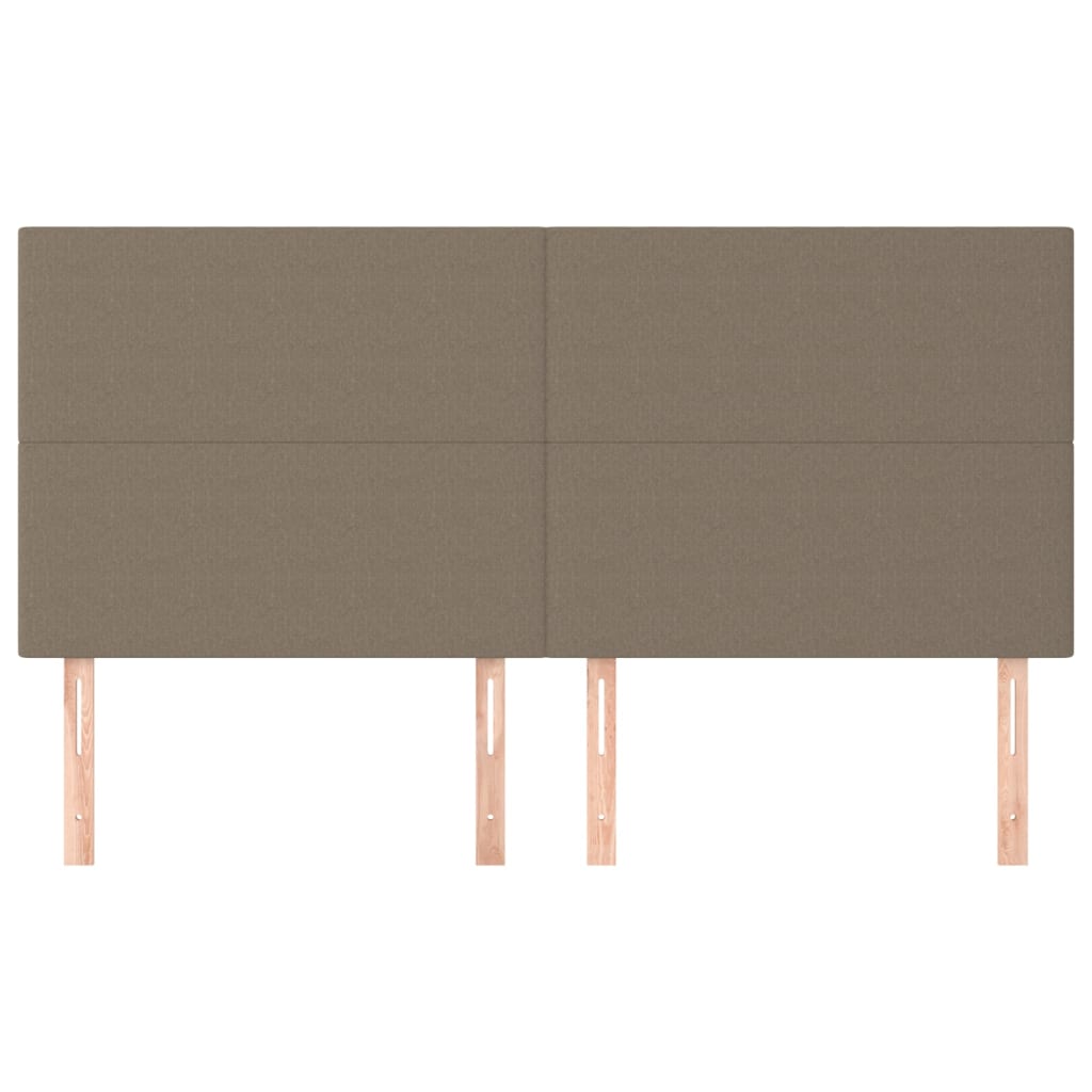 Κεφαλάρι Κρεβατιού Μπεζ 160x5x118/128 εκ. Ύφασμα - PAKOBAZAAR