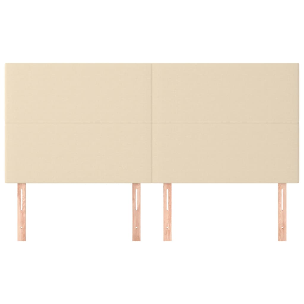 Κεφαλάρι Κρεμ 160x5x118/128 εκ. Ύφασμα - PAKOBAZAAR