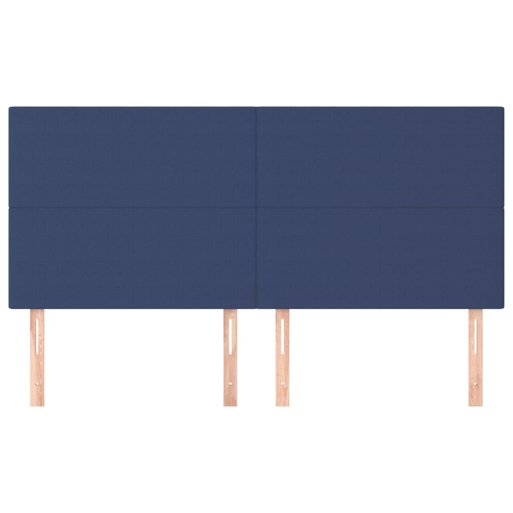 Κεφαλάρι Μπλε 160x5x118/128 εκ. Ύφασμα - PAKOBAZAAR