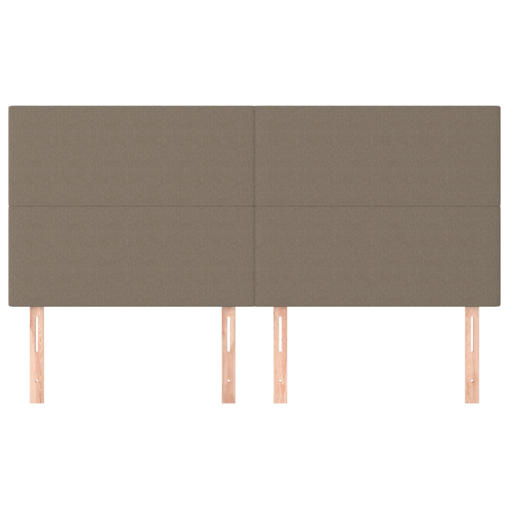 Κεφαλάρι Κρεβατιού Μπεζ 180x5x118/128 εκ. Ύφασμα - PAKOBAZAAR