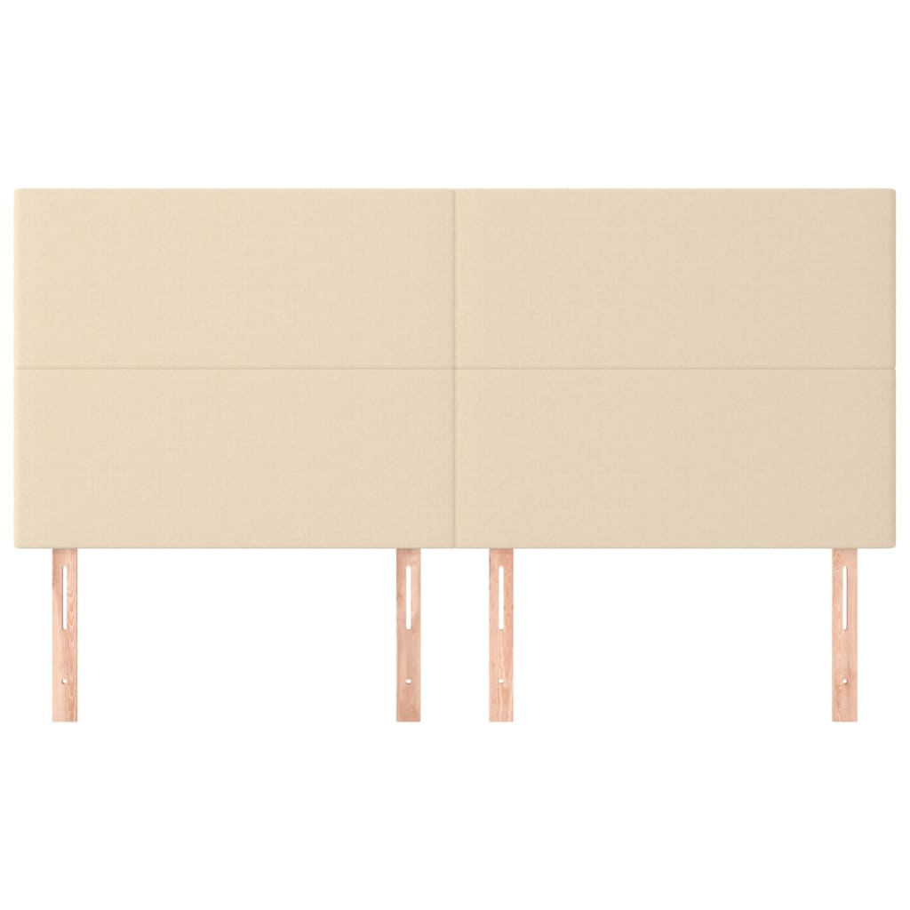 Κεφαλάρι Κρεμ 180x5x118/128 εκ. Ύφασμα - PAKOBAZAAR