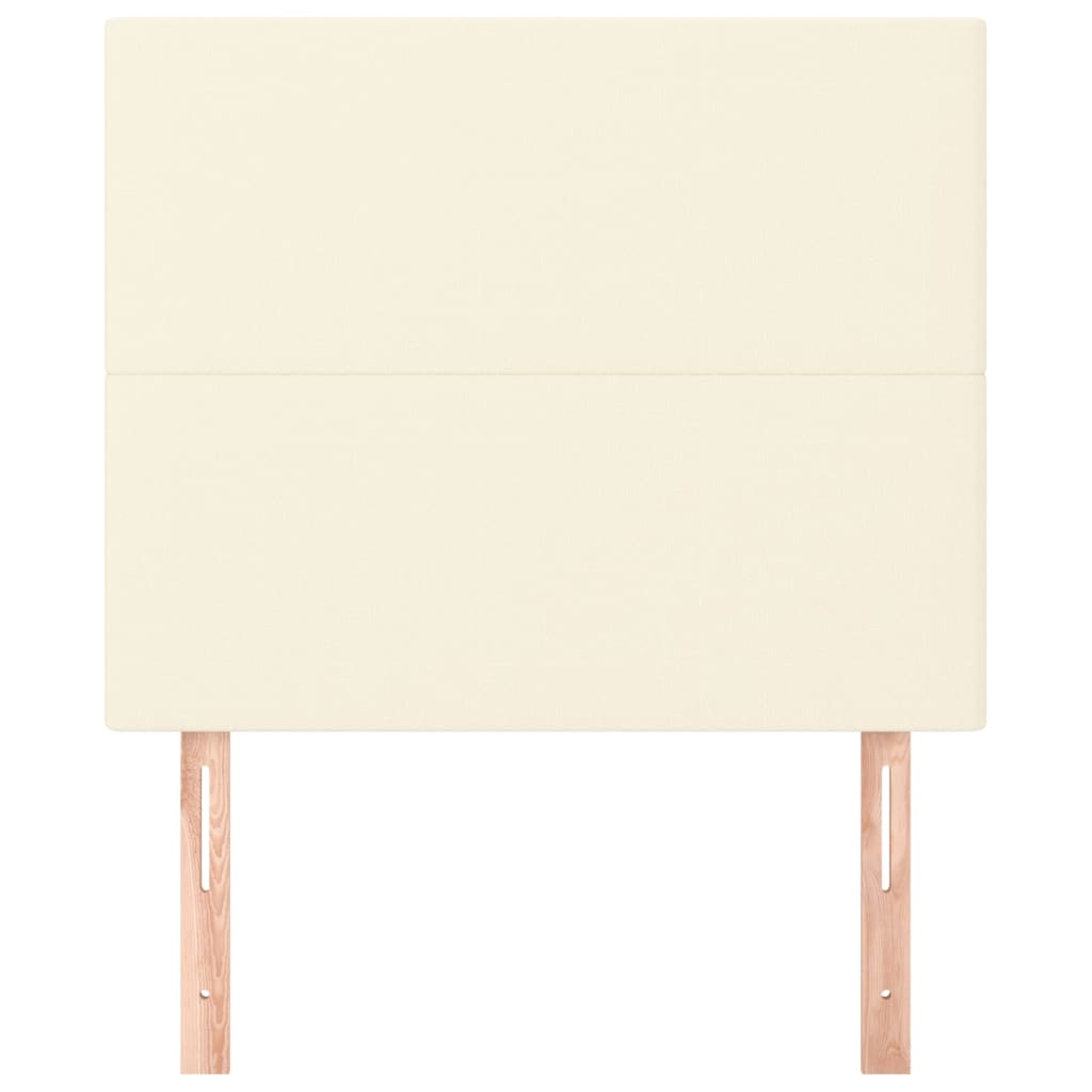 Κεφαλάρι Κρεμ 100x5x118/128 εκ. από Συνθετικό Δέρμα - PAKOBAZAAR