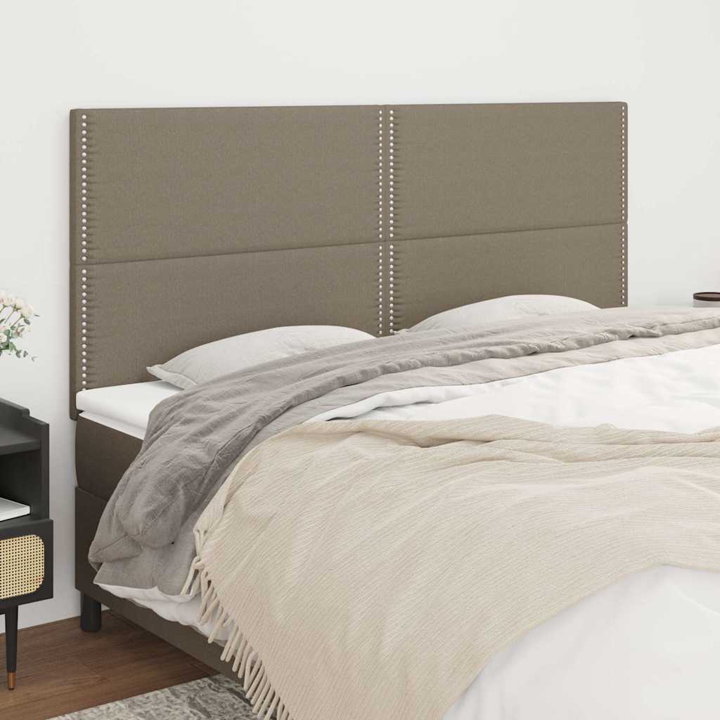 Κεφαλάρι Κρεβατιού Μπεζ 160x5x118/128 εκ. Ύφασμα