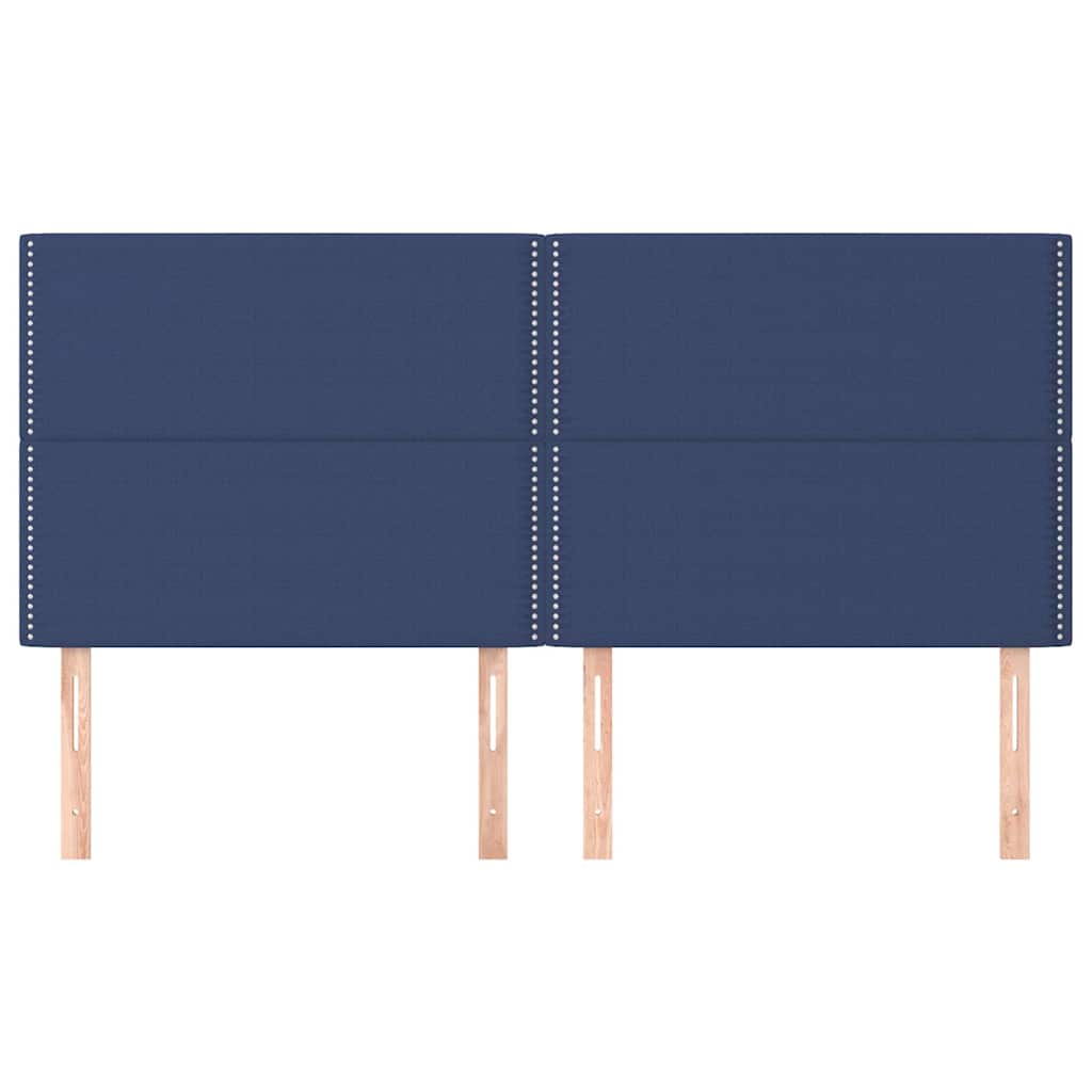 Κεφαλάρι Μπλε 180x5x118/128 εκ. Ύφασμα - PAKOBAZAAR
