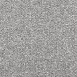 Κεφαλάρι Ανοιχτό Γκρι 200x5x118/128 εκ. Ύφασμα - PAKOBAZAAR