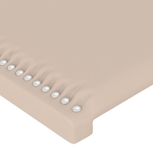 Κεφαλάρι Καπουτσίνο 180x5x118/128 εκ. από Συνθετικό Δέρμα - Pakobazaar