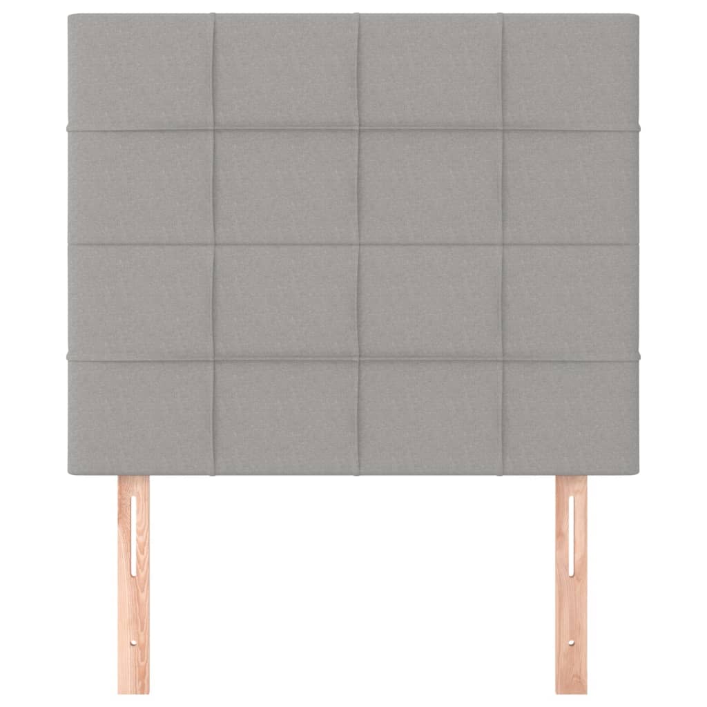 Κεφαλάρι Ανοιχτό Γκρι 80x5x118/128 εκ. Ύφασμα - PAKOBAZAAR