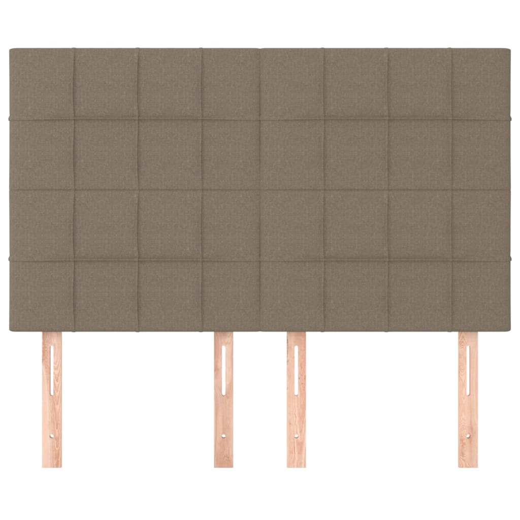 Κεφαλάρι Κρεβατιού Μπεζ 144x5x118/128 εκ. Ύφασμα - PAKOBAZAAR