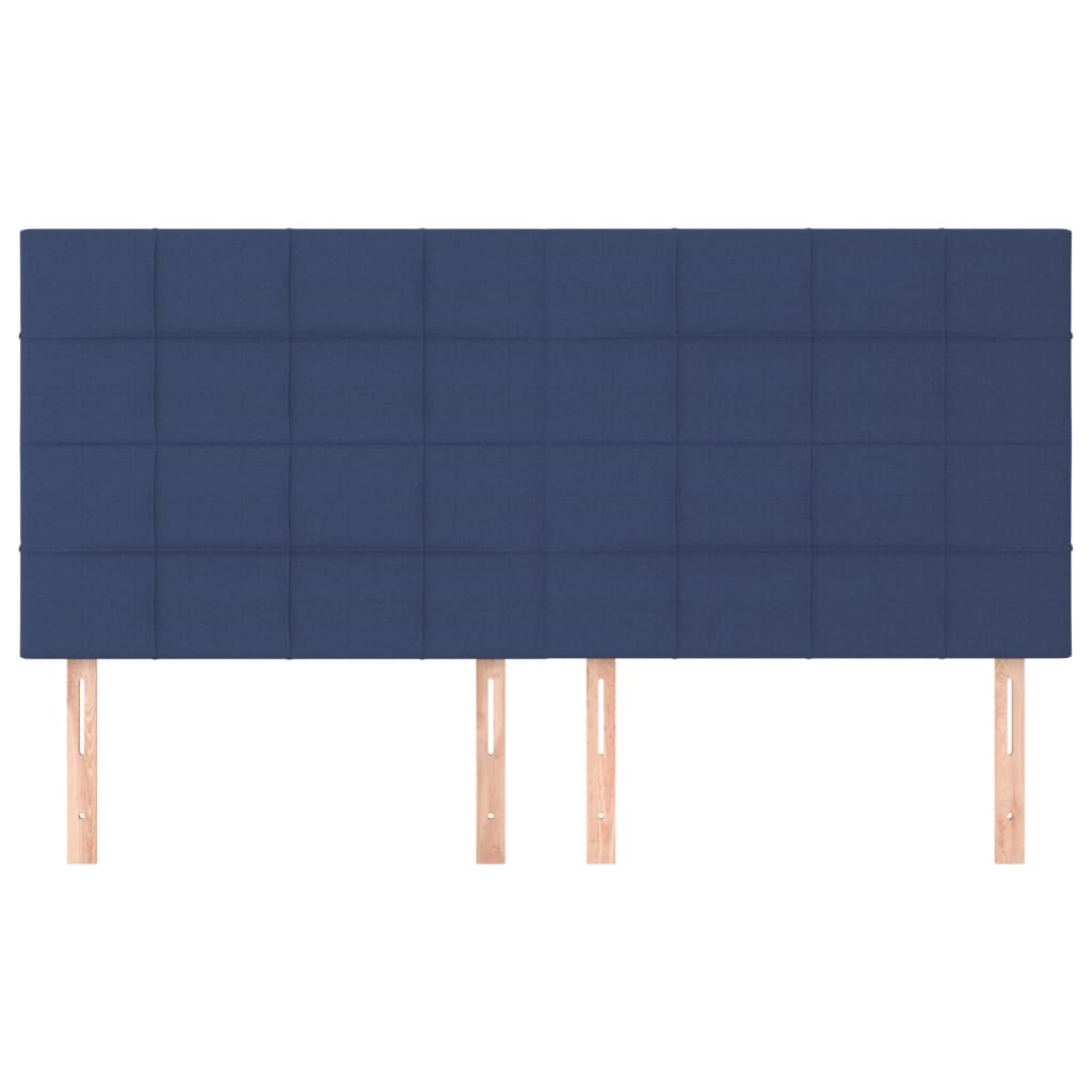 Κεφαλάρι Μπλε 180x5x118/128 εκ. Ύφασμα - PAKOBAZAAR