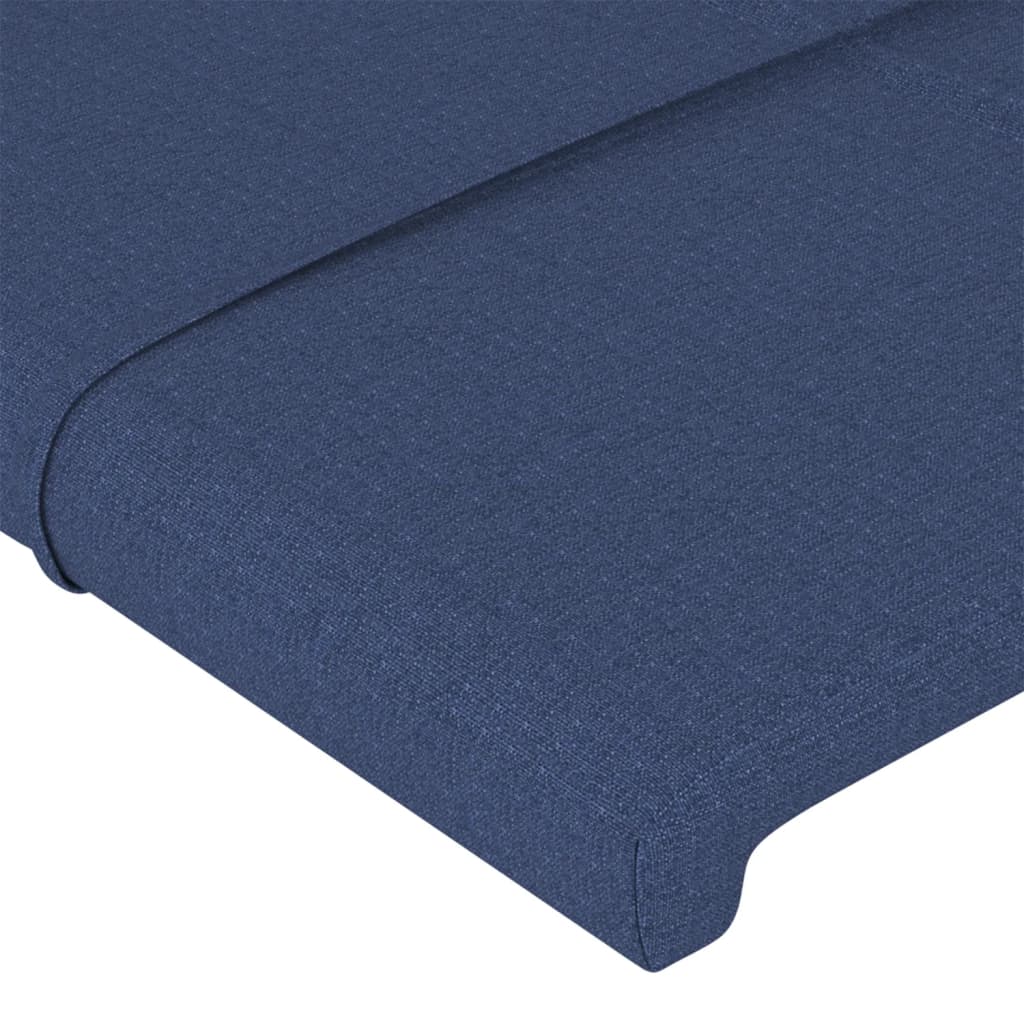 Κεφαλάρι Μπλε 180x5x118/128 εκ. Ύφασμα - PAKOBAZAAR
