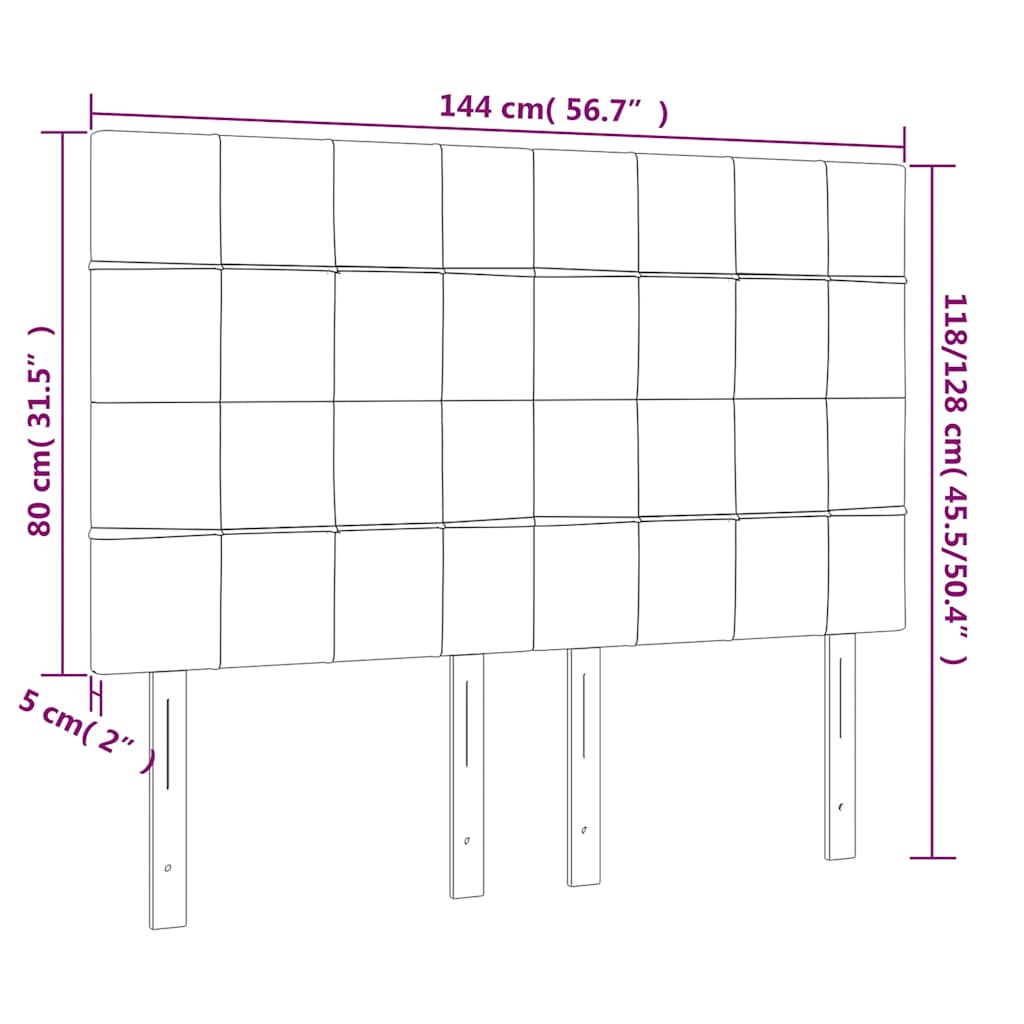 Κεφαλάρι Σκούρο Πράσινο Βελούδινο 144x5x118/128 εκ. - PAKOBAZAAR