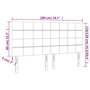 Κεφαλάρι Μαύρο Βελούδινο 200x5x118/128 εκ. - PAKOBAZAAR