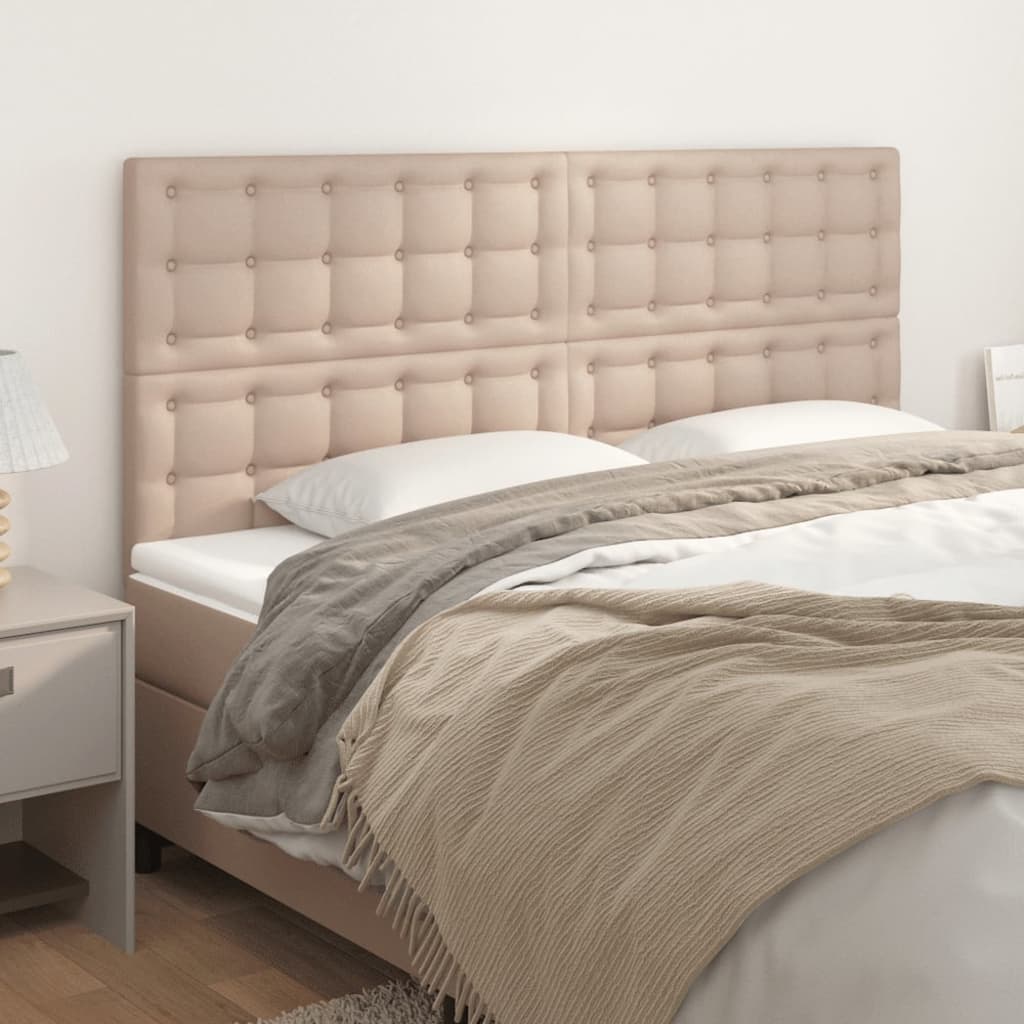 Κεφαλάρι Καπουτσίνο 200x5x118/128 εκ. από Συνθετικό Δέρμα - PAKOBAZAAR