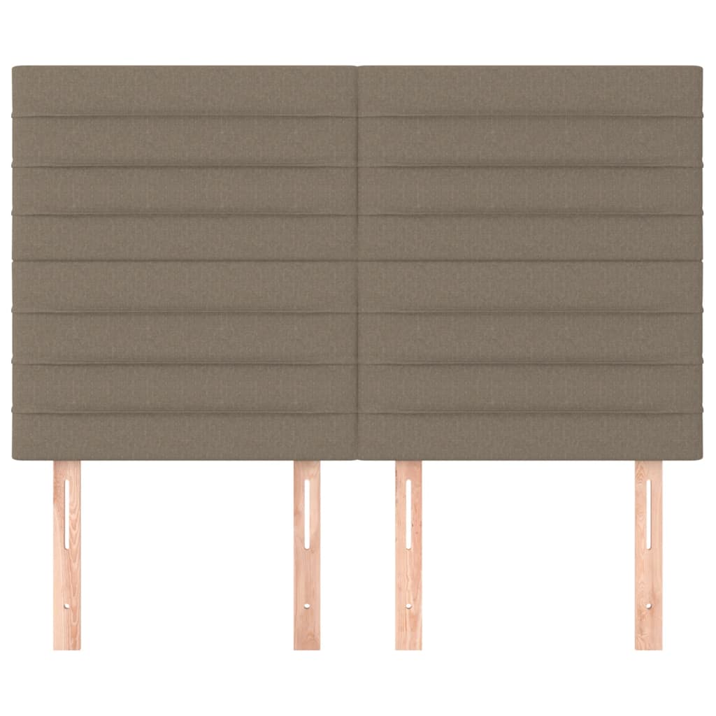 Κεφαλάρι Κρεβατιού Μπεζ 144x5x118/128 εκ. Ύφασμα - PAKOBAZAAR