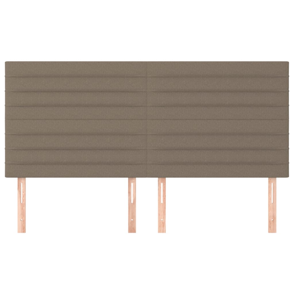 Κεφαλάρι Κρεβατιού Μπεζ 160x5x118/128 εκ. Ύφασμα - PAKOBAZAAR