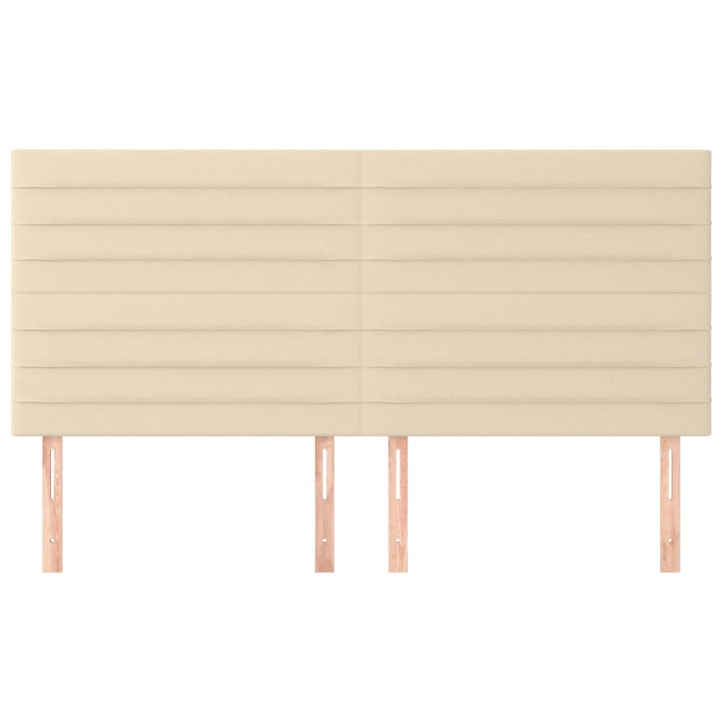 Κεφαλάρι Κρεμ 180x5x118/128 εκ. Ύφασμα - PAKOBAZAAR