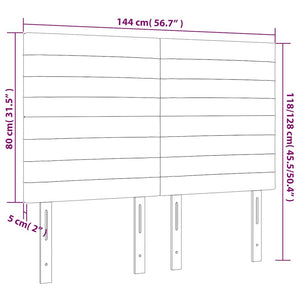 Κεφαλάρι Σκούρο Πράσινο Βελούδινο 144x5x118/128 εκ. - PAKOBAZAAR