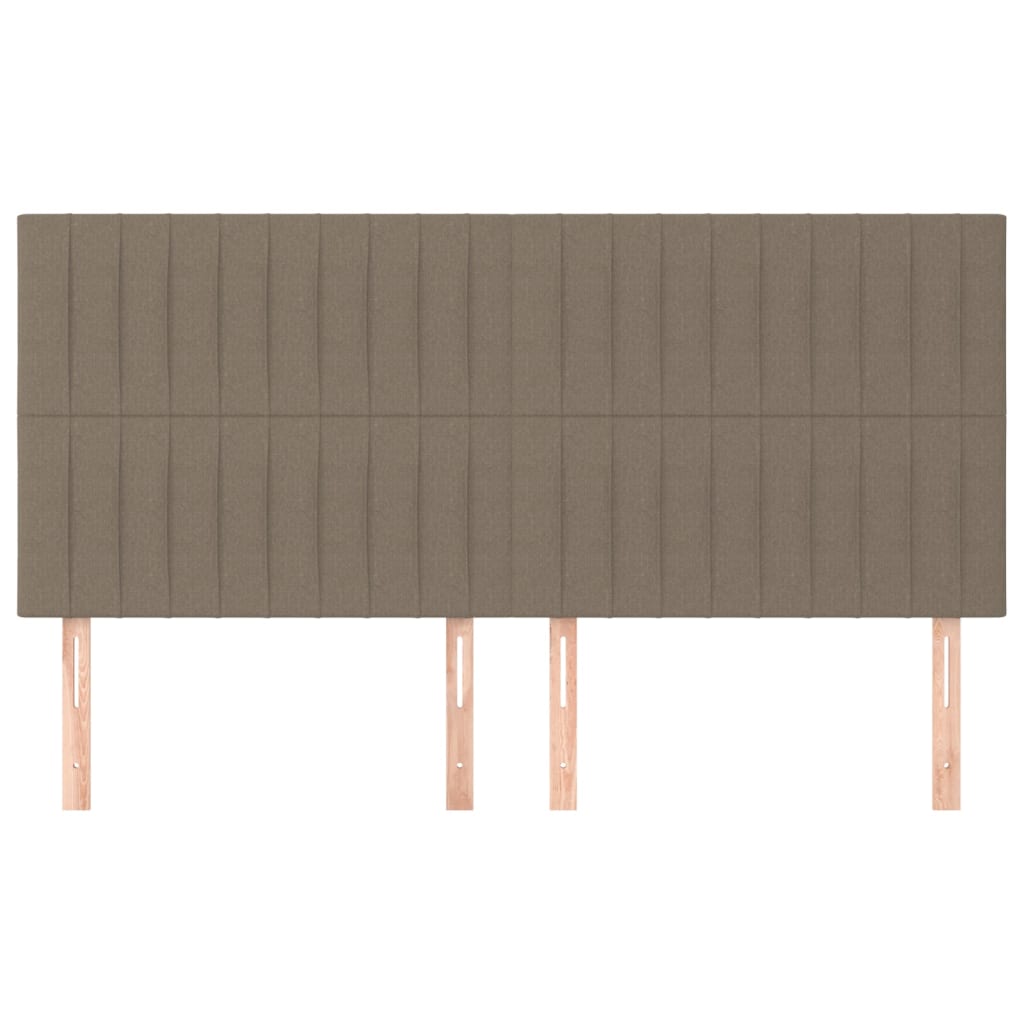 Κεφαλάρι Κρεβατιού Μπεζ 160x5x118/128 εκ. Ύφασμα - PAKOBAZAAR