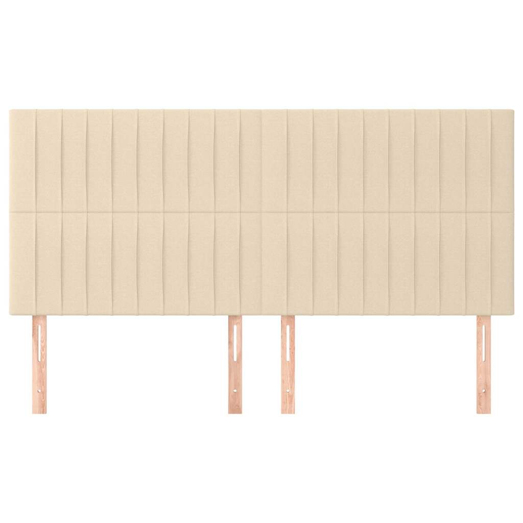 Κεφαλάρι Κρεμ 180x5x118/128 εκ. Ύφασμα