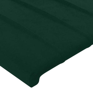 Κεφαλάρι Σκούρο Πράσινο Βελούδινο 90x5x118/128 εκ. - Pakobazaar