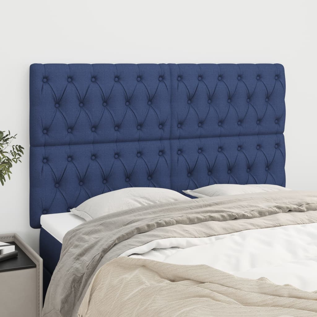 Κεφαλάρι Μπλε 144x7x118/128 εκ. Ύφασμα - PAKOBAZAAR