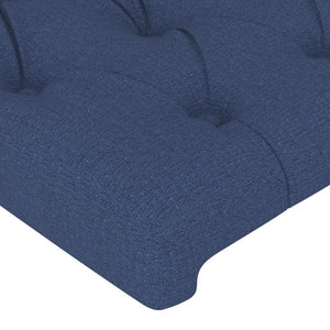 Κεφαλάρι Μπλε 200x7x118/128 εκ. Ύφασμα - PAKOBAZAAR