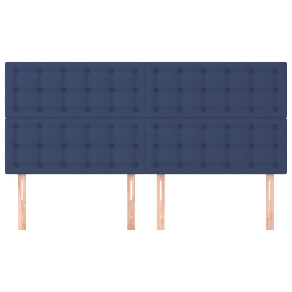 Κεφαλάρι Μπλε 180x5x118/128 εκ. Ύφασμα - PAKOBAZAAR