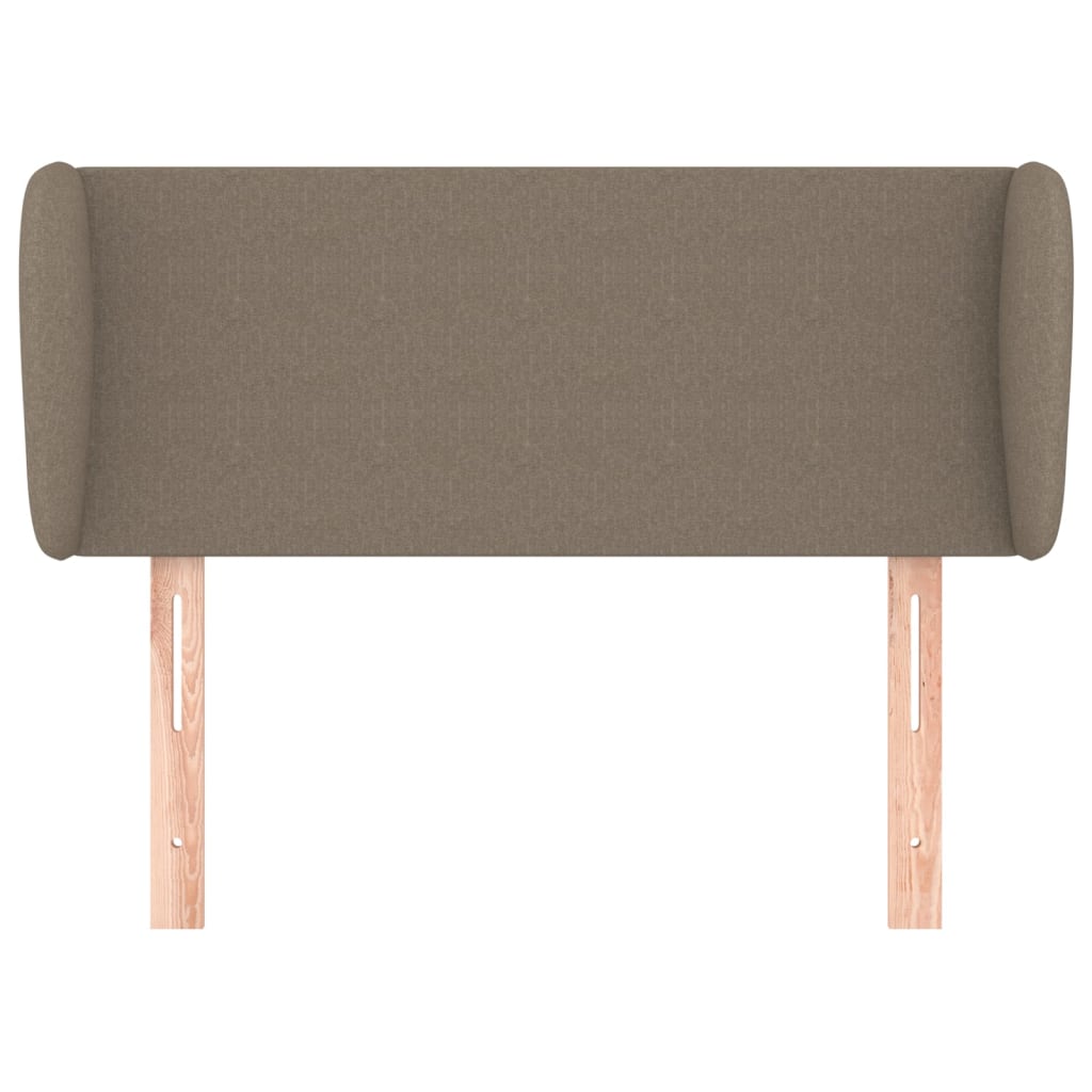Κεφαλάρι με Πτερύγια Taupe 93x23x78/88 εκ. Υφασμάτινο - PAKOBAZAAR