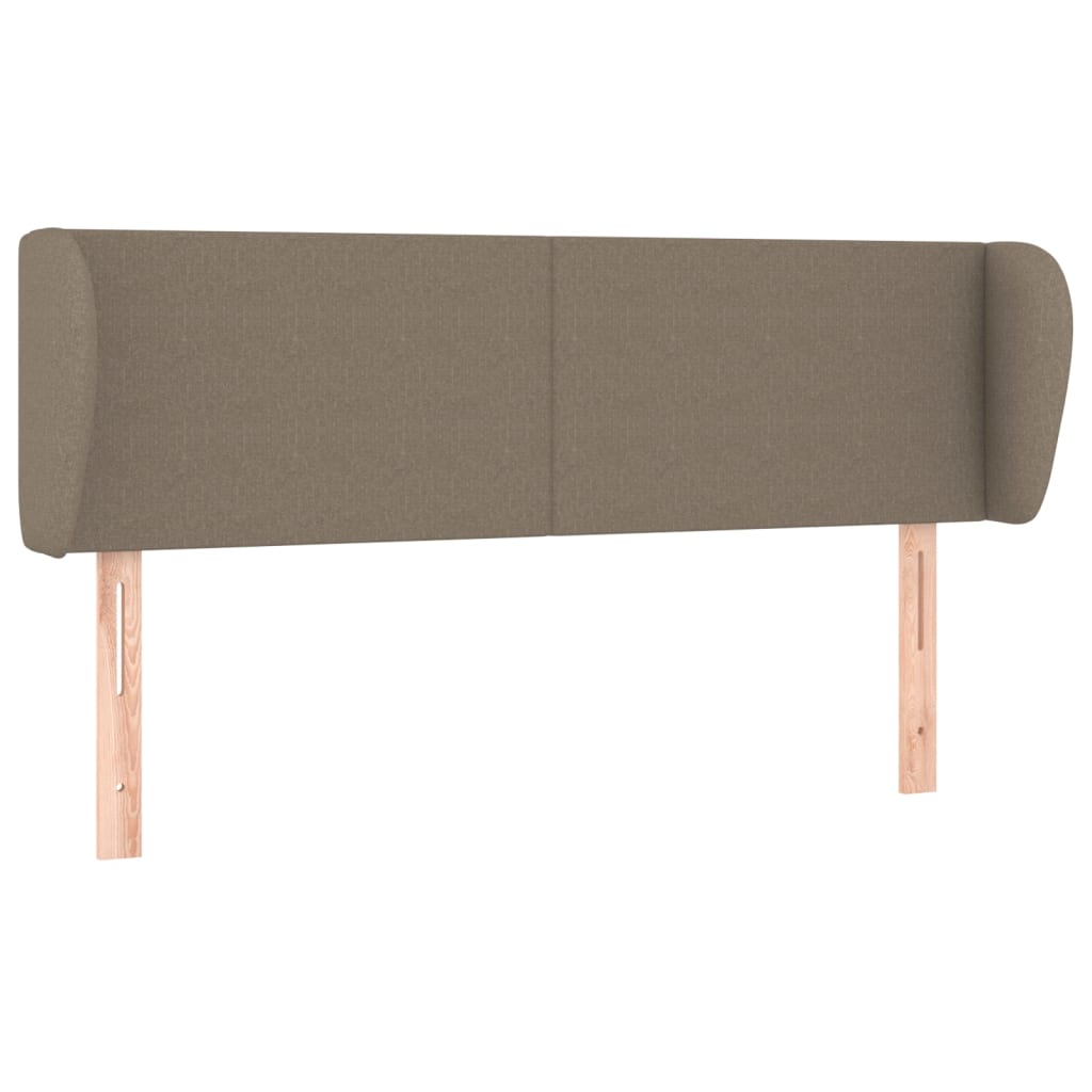 Κεφαλάρι με Πτερύγια Taupe 147 x 23 x 78/88 εκ. Υφασμάτινο - PAKOBAZAAR