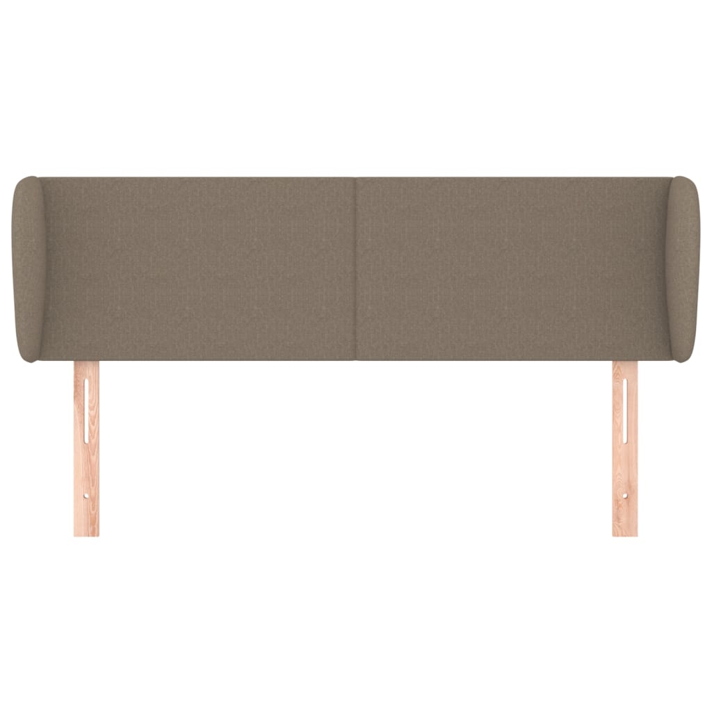 Κεφαλάρι με Πτερύγια Taupe 147 x 23 x 78/88 εκ. Υφασμάτινο - PAKOBAZAAR