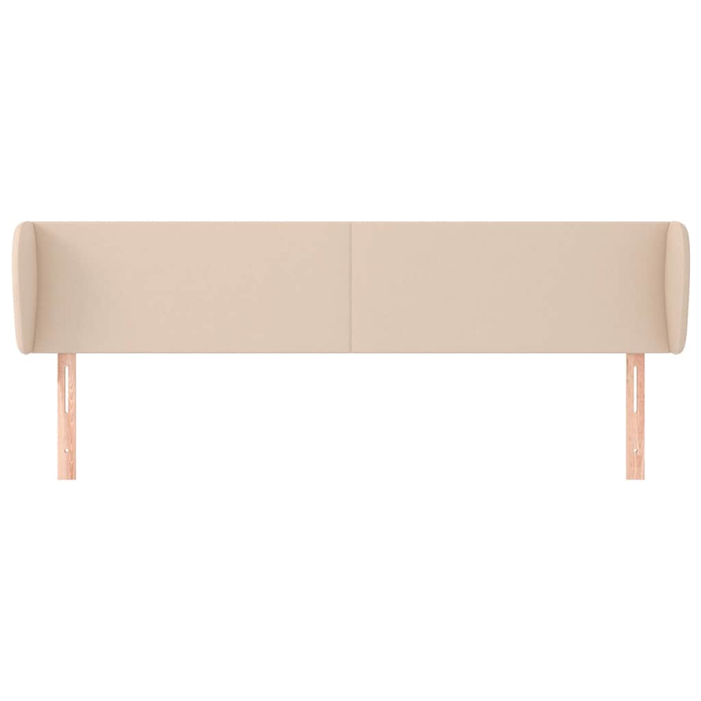 Κεφαλάρι με Πτερύγια Καπουτσίνο 163x23x78/88εκ. Συνθετικό Δέρμα