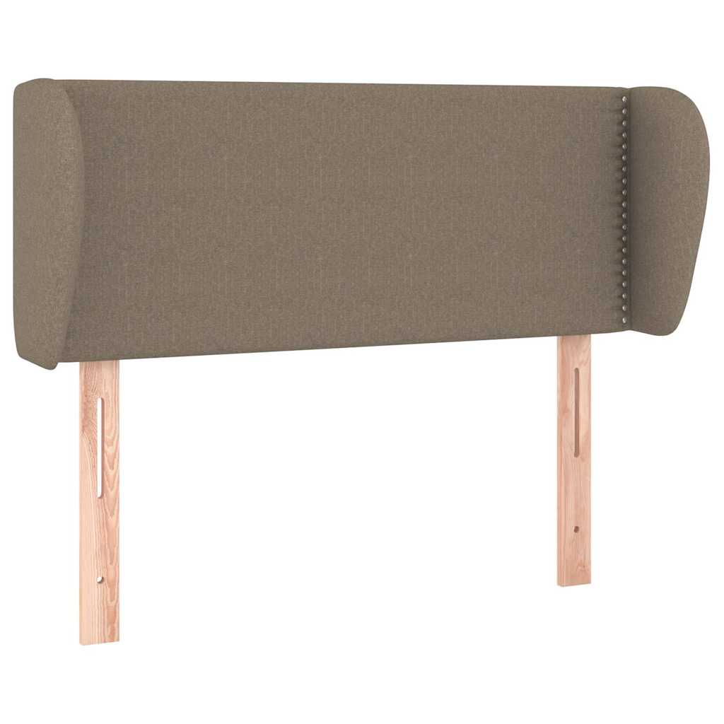 Κεφαλάρι με Πτερύγια Taupe 103x23x78/88 εκ. Υφασμάτινο - Pakobazaar