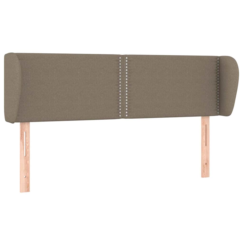 Κεφαλάρι με Πτερύγια Taupe 147 x 23 x 78/88 εκ. Υφασμάτινο
