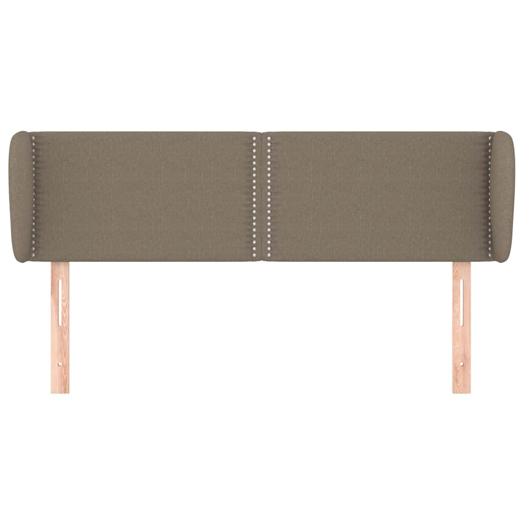 Κεφαλάρι με Πτερύγια Taupe 147 x 23 x 78/88 εκ. Υφασμάτινο