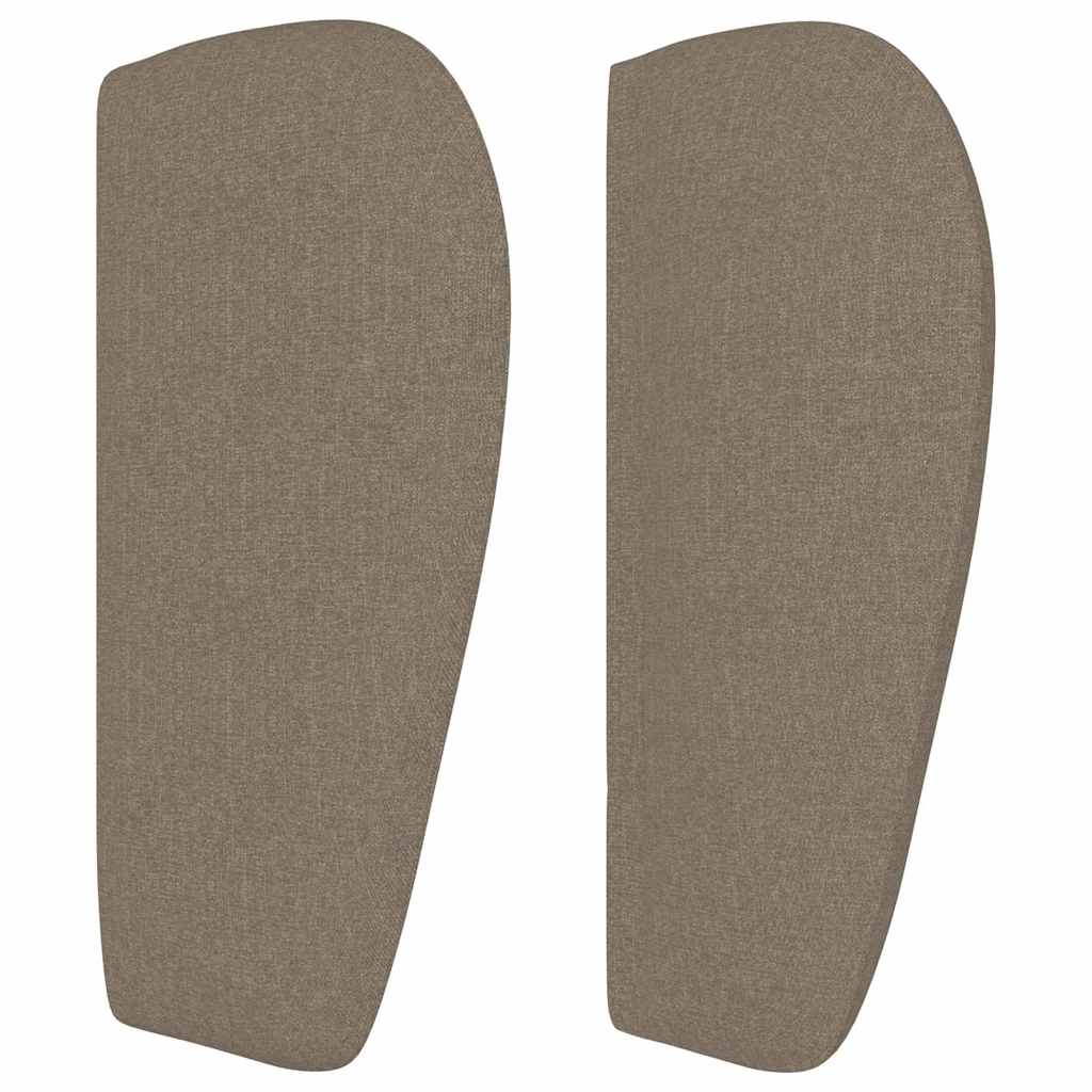 Κεφαλάρι με Πτερύγια Taupe 147 x 23 x 78/88 εκ. Υφασμάτινο