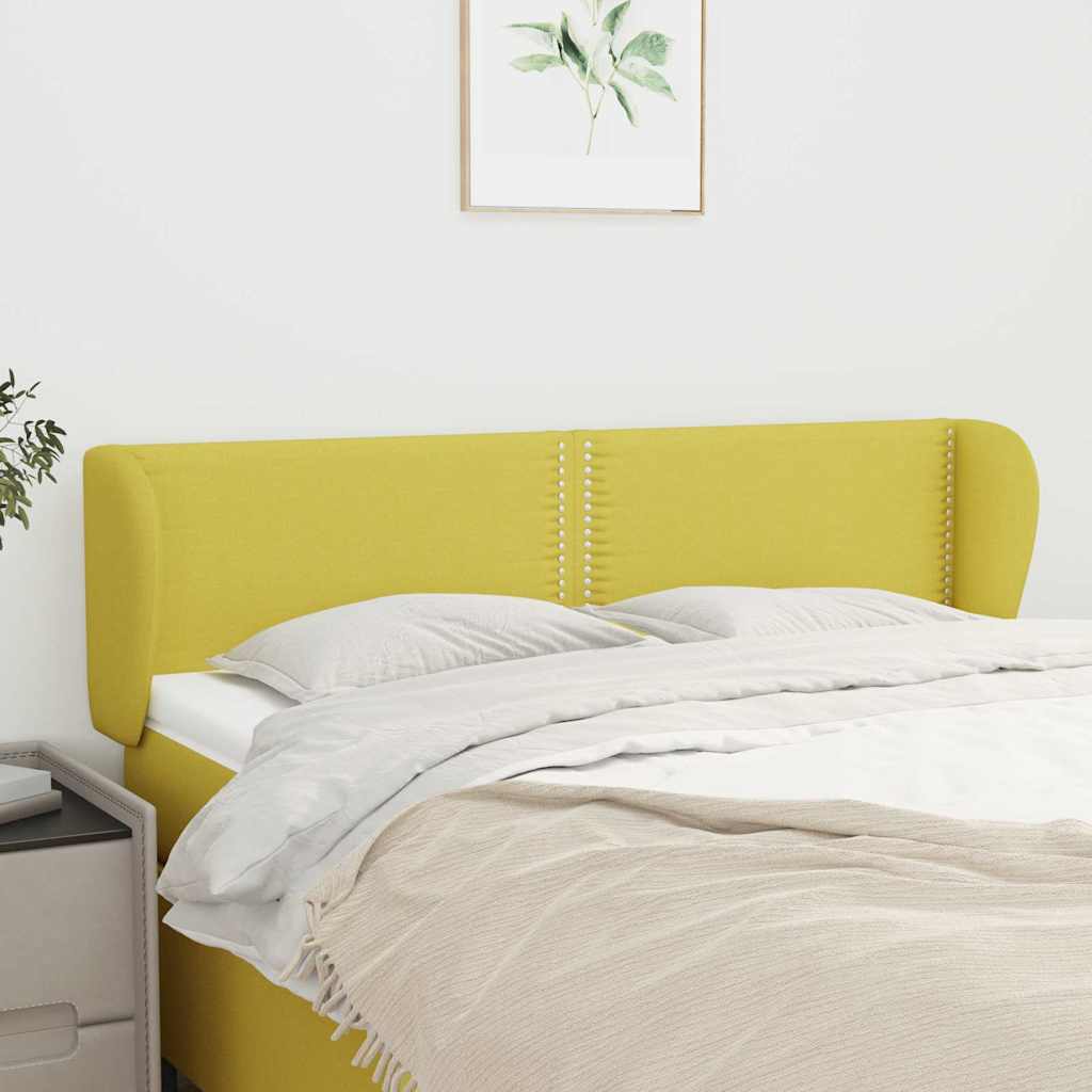 Κεφαλάρι με Πτερύγια Πράσινο 147 x 23 x 78/88 εκ. Υφασμάτινο
