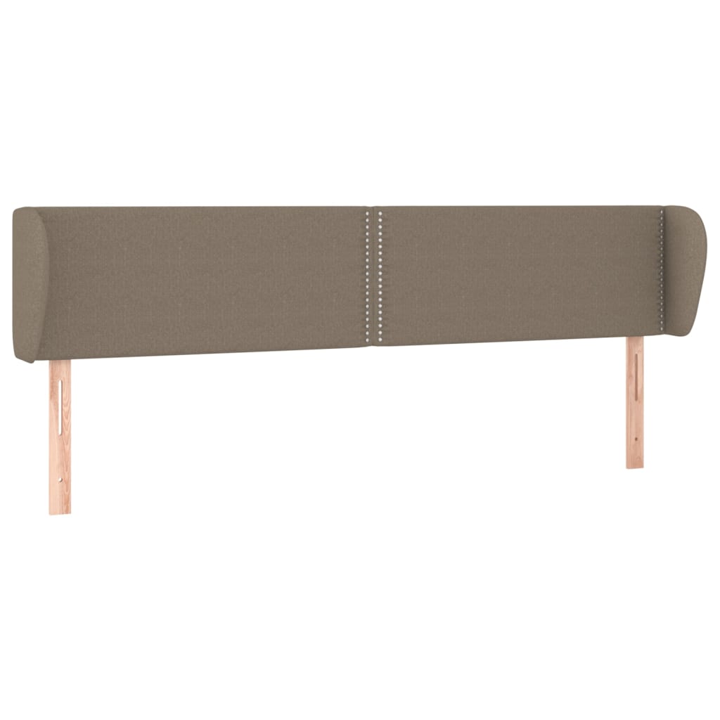 Κεφαλάρι με Πτερύγια Taupe 163x23x78/88 εκ. Υφασμάτινο