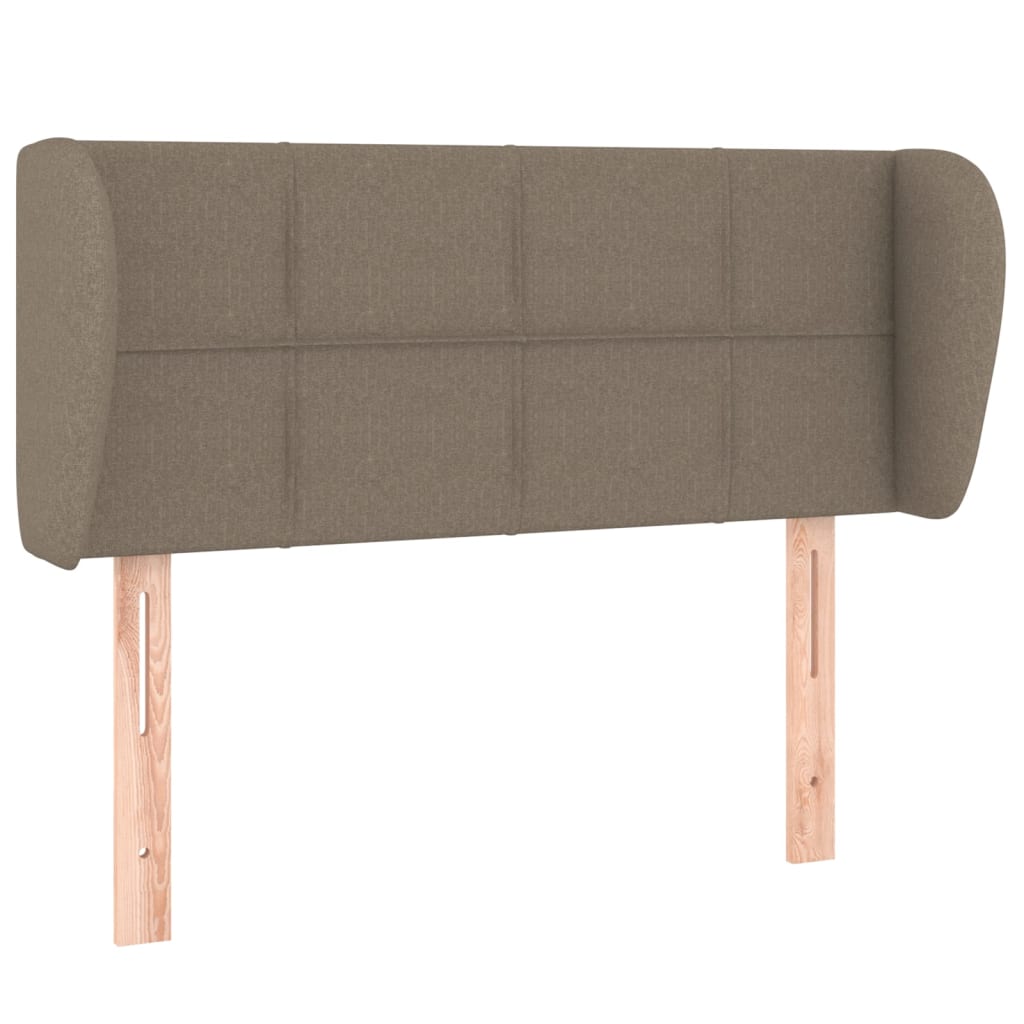 Κεφαλάρι με Πτερύγια Taupe 103x23x78/88 εκ. Υφασμάτινο - PAKOBAZAAR