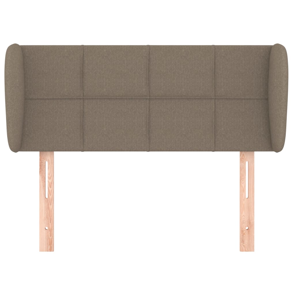 Κεφαλάρι με Πτερύγια Taupe 103x23x78/88 εκ. Υφασμάτινο - PAKOBAZAAR