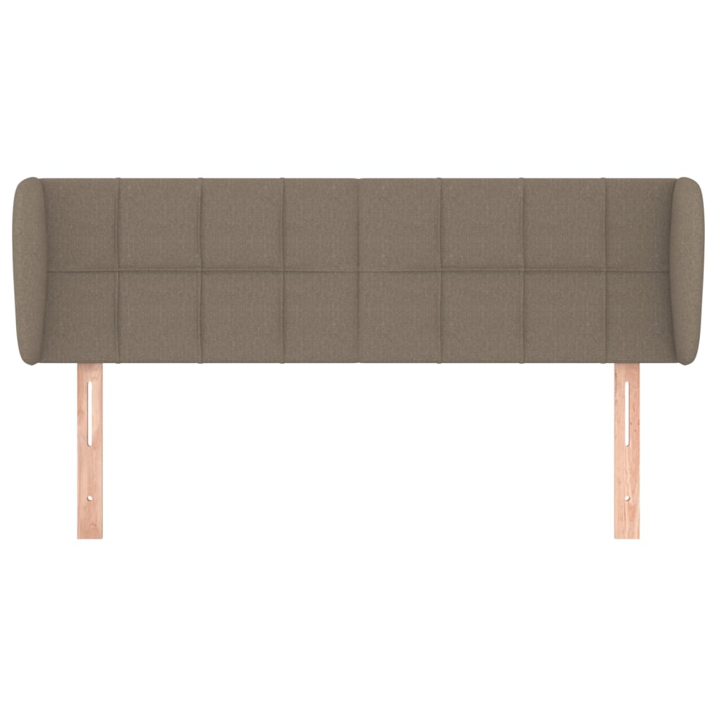 Κεφαλάρι με Πτερύγια Taupe 147 x 23 x 78/88 εκ. Υφασμάτινο - PAKOBAZAAR