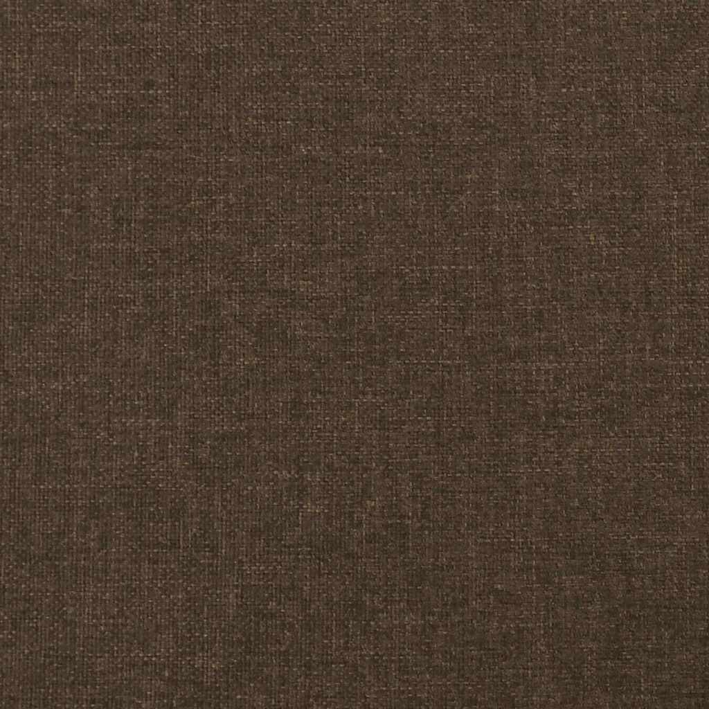 Κεφαλάρι με Πτερύγια Σκούρο Καφέ 163x23x78/88 εκ. Υφασμάτινο - Pakobazaar