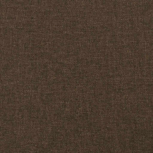 Κεφαλάρι με Πτερύγια Σκούρο Καφέ 163x23x78/88 εκ. Υφασμάτινο - Pakobazaar