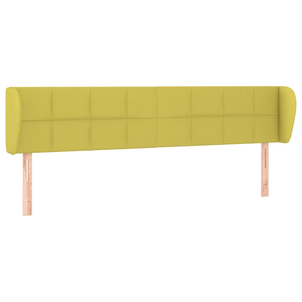 Κεφαλάρι με Πτερύγια Πράσινο 183x23x78/88 εκ. Υφασμάτινο